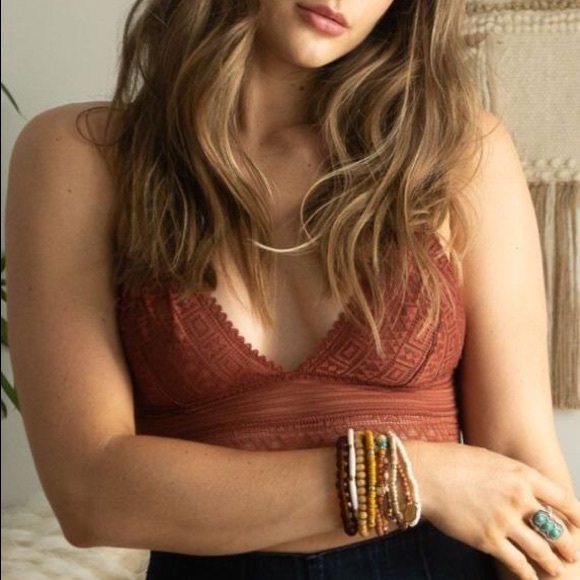 LAST 1! Rust Aztec Pattern Mesh Brami - Picture 2 of 7